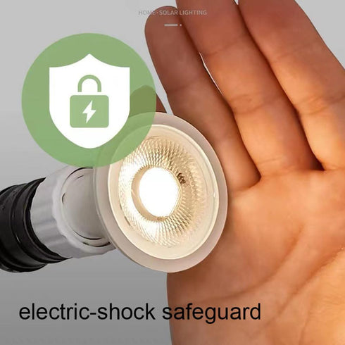 Rysa Light PAR16 Bulb 2700K,Dimmable,5W, 500LM, (50W Bulb Lamp,E26 Lights,10 Pack LED Light Short Neck LED Flood Lights