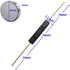10pcs Plastic Reed Switch Normally Open (N/O) Magnetic Induction Switch with 10pcs Small Round Magnets