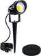 HANNAHONG 5W AC120V Landscape Up Down Spotlight with Spiked Stand, Warm White COB LED for Outdoor Garden Lighting