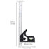 Combination Square, 12" Combo Square, Carpenter Square, Woodworking Measure Tools, Metal Ruler Set