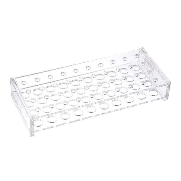 uxcell Lab Stand Acrylic Test Tube Rack Holder, 40-Well Clear for 0.2ml, 10ml (2Pcs)
