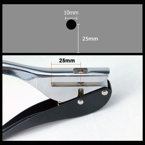 3/8 inch-10mm Hole Punch Tool, Single Hole Punch for Hat Woodworking Tool Leather Hole Punch