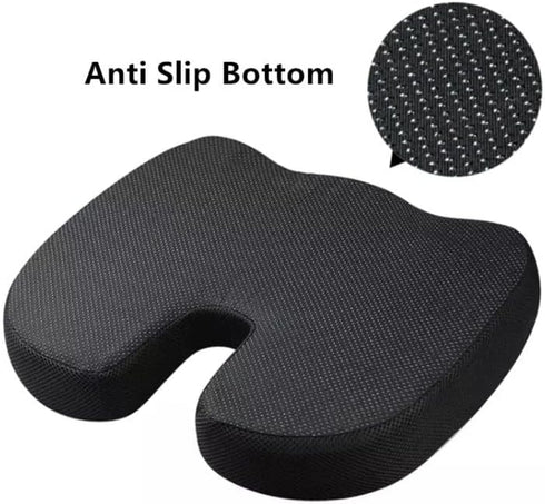 Comfort4U Tailbone Orthopedic Memory Foam Seat Cushion for Car seat - Office Chair - Gaming Chair - Boat seat - Cushion