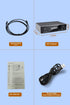 RCA/3.5mm 192KHz 24bit DAC Audio Converter with Volume Control - Optical/Coax to Aux Adapter - Premium Silver Aluminum