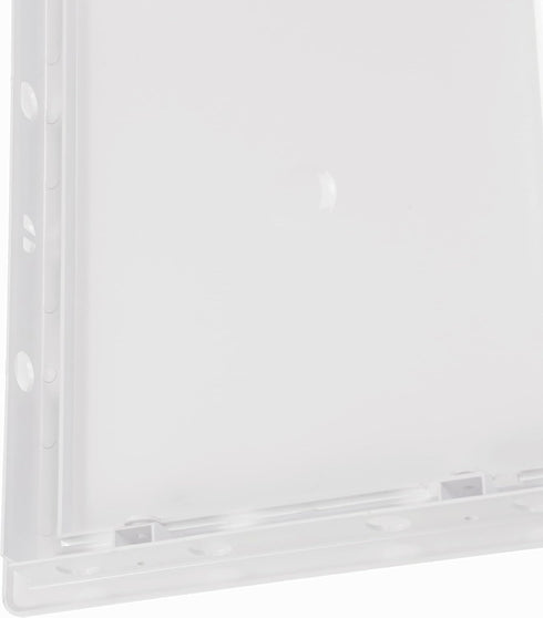 8" x 10" White Plastic Access Panel for Plumbing, Electricity, Heating, Alarm Services
