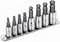 Powerbuilt 8 Piece Metric Wobble Ball Hex Bit Set, Sizes 3-10mm, Wobble