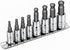 Powerbuilt 8 Piece Metric Wobble Ball Hex Bit Set, Sizes 3-10mm, Wobble