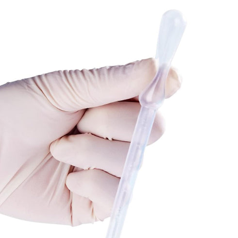 Othmro 300Pcs 0.5ml Disposable Plastic Transfer Pipettes,Calibrated Dropper Clear Pipettes Liquid Dropper Suitable for Ear Eye Essential Oils Makeup, Science Laboratory, DIY Art 115mm Length