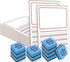 Scribbledo 10 Pack Double Sided Whiteboards, 9”x12” Story Lined Dry Erase Boards for Kids, Includes Erasers