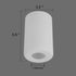 2 Pack 1-5/8-Inch G0071 White Frosted Spiral Textured Glass Shade, Cylinder Light Fixture Replacement Globe or Cover
