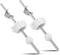 2pcs Lavatory Pop Up Center Piece Assembly, Sink Ball Pivot Rod Replacement for Price Pfister Stoppers