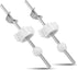 2pcs Lavatory Pop Up Center Piece Assembly, Sink Ball Pivot Rod Replacement for Price Pfister Stoppers