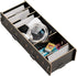 Jadpes Wooden Business Card Case, Innovative Storage Box Holder Pocket for Office Desk Organizer (#02)