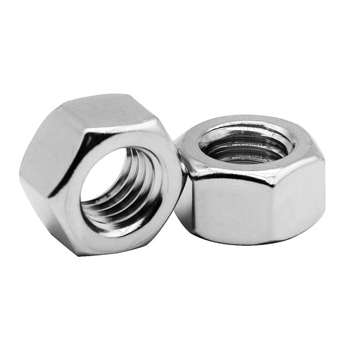 beduan 50PCS 5/16"-18 18-8 304 (A2-70) Commercial Nuts Stainless Hardware Nuts Grade for Boats Dock Car