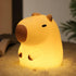 2 Dimmable, ATSUI Cute Capybara Night Light, LED Squishy Novelty Animal Lamp, Food Grade Silicone, Level Breastfeeding