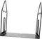 Amosfun Decorative Iron Book Stand Premium Metal Bookend for Desk Organization Smooth