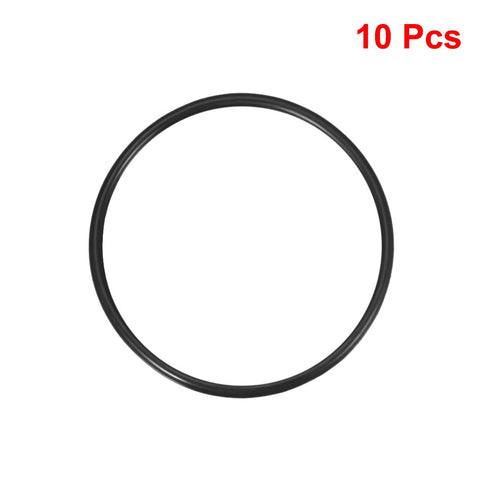 uxcell Nitrile Rubber O-Rings, 72mm OD, 64mm ID, 4mm Width, Pack of 10 for Automotive and Plumbing