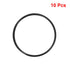 uxcell Nitrile Rubber O-Rings, 72mm OD, 64mm ID, 4mm Width, Pack of 10 for Automotive and Plumbing