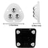 360 (White-16pcs) Self Adhesive Caster Wheels Appliance Rollers for Kitchen Swivel Universal Wheel for Storage Bins