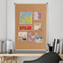 VIZ-PRO Cork Notice Board, 18 X 12 Inches, with Silver Aluminium Frame for Office or Classroom Use
