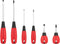 KURUI Magnetic Screwdriver Set, 6-Piece Tool Set with Professional Cushion Grip, Phillips and Flat Head