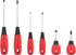 KURUI Magnetic Screwdriver Set, 6-Piece Tool Set with Professional Cushion Grip, Phillips and Flat Head