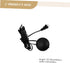 Angoily 11ft Foot Switch Power Cord for Table and Floor Lamps Inline On/Off Pedal Switch Compatible US Plug Lighting