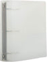 JAM PAPER Plastic 3 inch Binder - Clear 3 Ring Binder - Sold Individually by JAM Paper