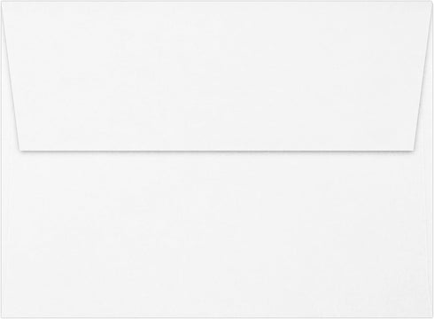 LUXPaper A7 Premium Wove Invitation Envelopes - 5 1/4" x 7 1/4", Ultimate White, 80lb. Text, 50 Qty