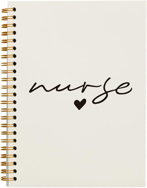 Nurse Gifts Hardcover College Spiral Notebook Journal for Work Notes, Nursing Student Graduation Gifts (5.5x8.3)