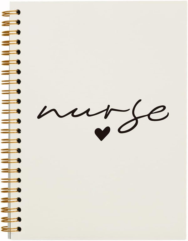 Nurse Gifts Hardcover College Spiral Notebook Journal for Work Notes, Nursing Student Graduation Gifts (5.5x8.3)