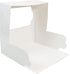 5-Count (14 10 5 Inches, Global Sugar Art Extra Deep Quarter Sheet Cake Box with Window, Sturdy, AutoPopup x x White)