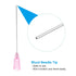 PATIKIL 20Ga x 2 Inch Dispensing Needle Tips, 10Pcs Blunt Glue Needle Tube Tips with Luer Lock, Light Pink