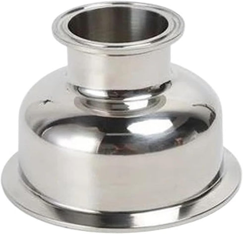 WSKJAFDL SUS304 50.5mm 64mm 91mm Applications(50.5mm 64mm) Tri Clamp Bowl Reducer, Hemispherical - Sanitary Brewing