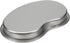 PATIKIL 2 Pack Stainless Steel Tray, 18.5x11.5cm Curved Flat Type Dish Lab Instrument Tool