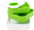 Green Pencil Holder Pen Containers for Desk, 3 Rotating Drawer Desk Organizer, Square