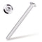 M6-1.0 x 65mm Hex Socket Head Cap Screws, 304 Stainless Steel 18-8, Flat Countersunk Machine Screws for Furniture,