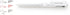 Pentel BXAW375W Calme Multi-Functional Ballpoint Pen, 0.7 & Sharp 0.5, Grayish White, 10 Pieces