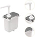 2.5L Sauce Pump Bottle, Sauce Dispenser, Single Head Pump, Condiment Dispensing Tool Condiment Pump Dispenser for Syrup