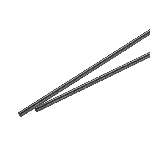 MECCANIXITY 2 Pack Carbon Fiber Rod, 4mm x 150mm for RC Plane DIY Tool Wing Tube Quadcopter Arm