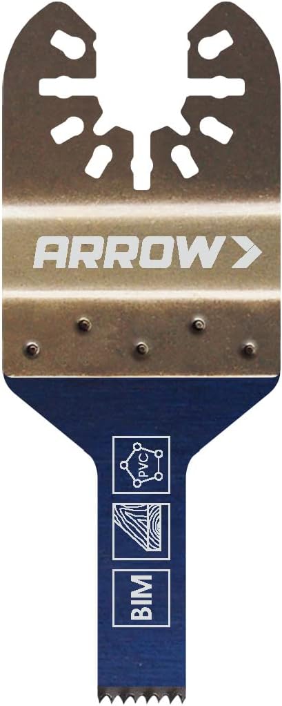 Arrow OSC100-1 Fine Detail Blade for Oscillating Tools, Cuts Wood, PVC, Drywall