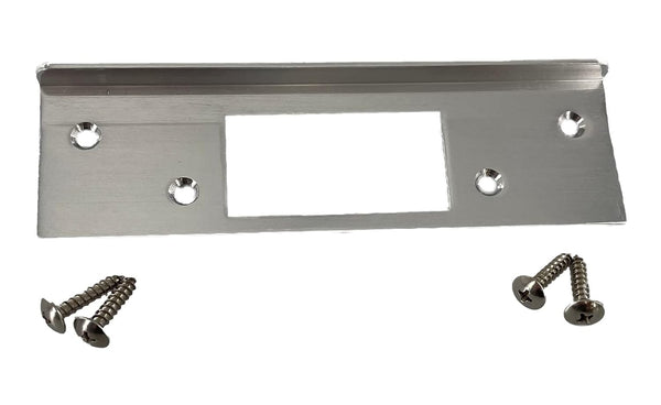 Pro-Lok ELP-120-AL T-Style Latch Protector 6" x 1-3/4" (Aluminum Finish)