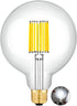 CRLight 12W Dimmable LED Large Globe Bulb 5000K Daylight White Glow, G40