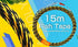 49FT Fish Tape Wire Fishing Tools, 6.0mm Diameter 3 Wires Twisted with Guide Spring, Black and Yellow 15m