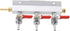 HEEPDD 3 CO2 3 CO2 Way Gas Distribution Manifold, Copper Stainless Steel, Beer Dispensing and Wine Making Tool for Home