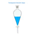 Borosilicate Glass 1000ML Separating Funnel, Heavy Wall Conical with 24/40 Joints and PTFE Stopcock for Lab and Food