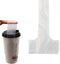 UtySty 200 Pack Drinking Bags with Handle Disposable T-Shaped Drink Carrier Bag Single