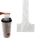 UtySty 200 Pack Drinking Bags with Handle Disposable T-Shaped Drink Carrier Bag Single