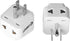 UK to US Travel Adapter, India to US Plug Adapter, Unidapt 2-Pack, Universal to American Outlet
