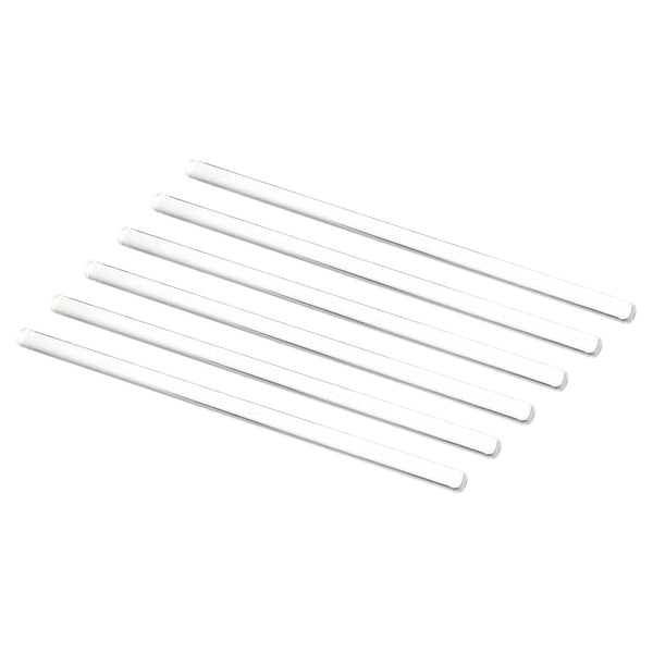 MECCANIXITY 3.3 Borosilicate Glass Stick 11.81" Length 12mm Dia Stir Rod Mixing Tools, 6Pcs
